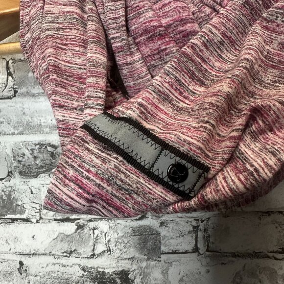 EUC Lululemon Vinyasa Scarf Rulu Customizable Snap ONE SIZE (Pink/Gray) - Picture 3 of 15